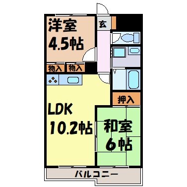 グランドール大幸Ⅱ 間取り