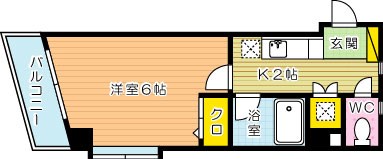 メゾンド高峰 303号室 間取り