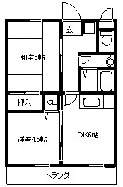 ピュアー高安 間取り