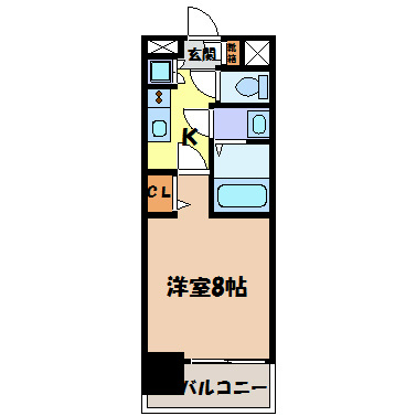シエルブルー栄 間取り図