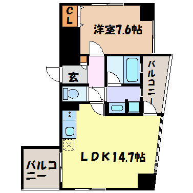 Ｌａ Ｆaｃａｄｅ 間取り図