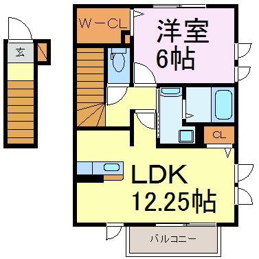 セジュール10　A棟 間取り図