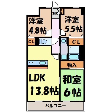 セントラルステージ 間取り図