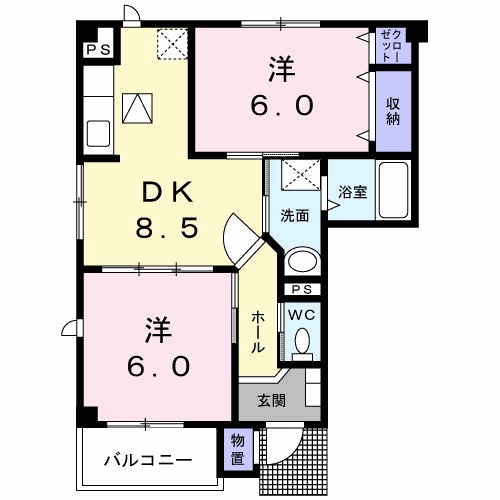 プラシードカーサ 間取り