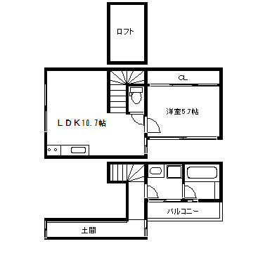 朱雀の陽 間取り
