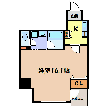 アーデン東別院 間取り図