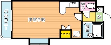 ジュネス天籟 207号室 間取り