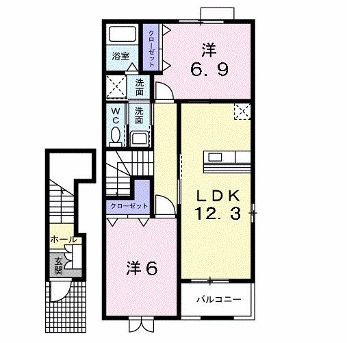 グレイスカーサ 間取り図
