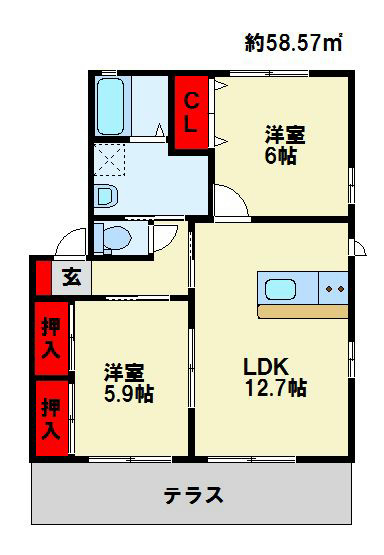 アコールⅡ 間取り