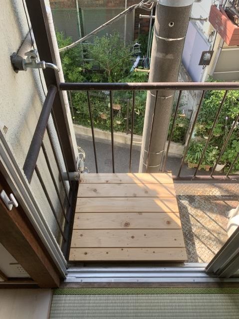 なるみ荘 ベランダ