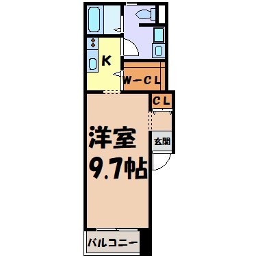 フラット矢田南 間取り図