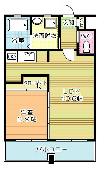プラチナスタイル 503号室 間取り