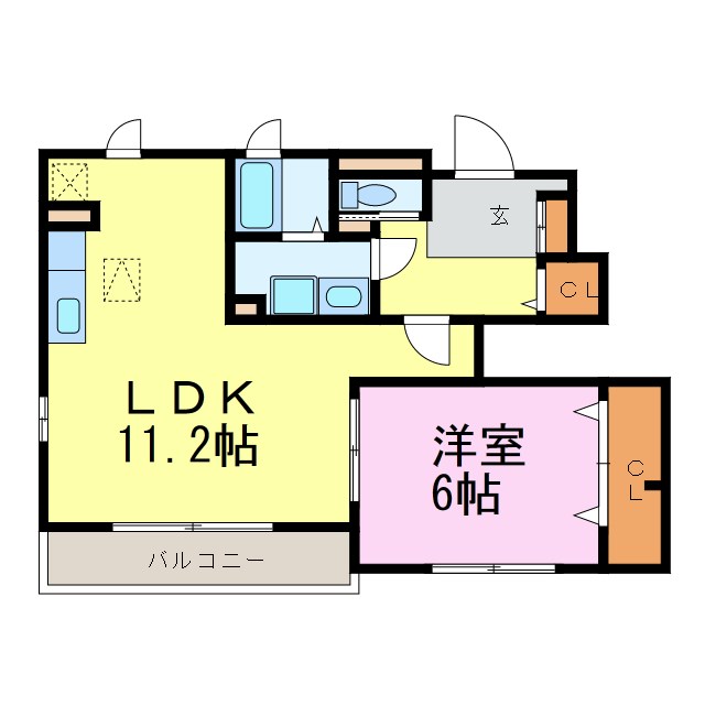 レインボーヒルズⅡ 間取り図