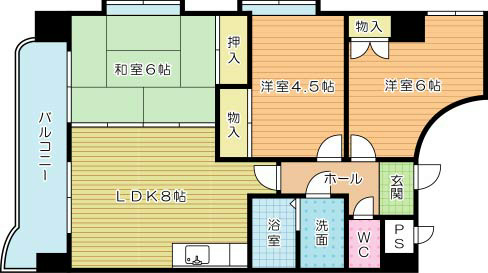 ブランペルル 間取り図