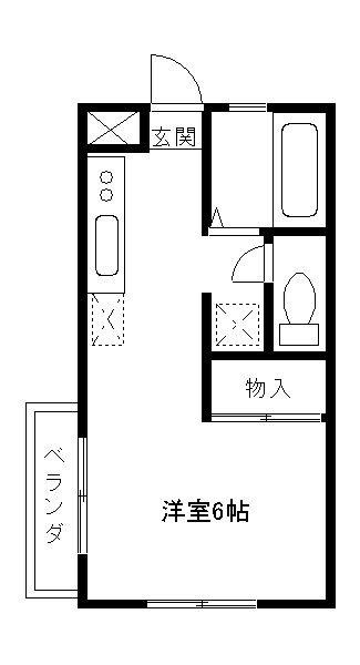 ベルエポック（マンスリーマンション） 間取り