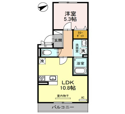プラージュ　sakigake  間取り