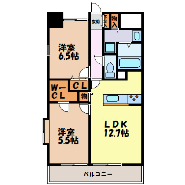 La　Douceur山王 間取り図