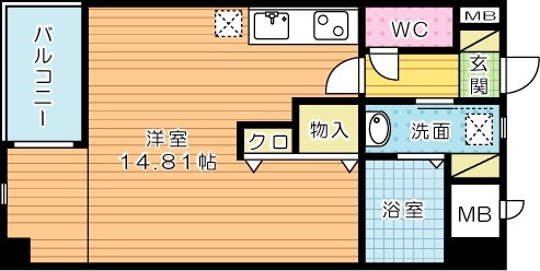 サンシャインⅢ 603号室 間取り