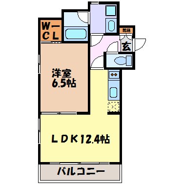 エルミタージュ新栄 間取り図