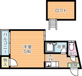 アーバンハイツ 205号室 間取り
