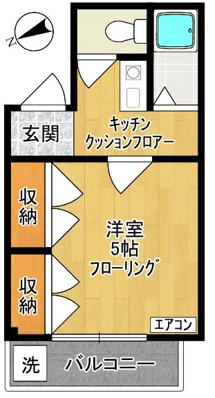 ハイツNAKANO  303号室 間取り