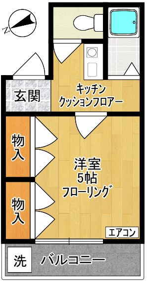 ハイツNAKANO  303号室 間取り