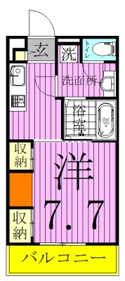 リブリ・カシオペアⅢ 202号室 間取り