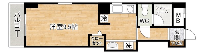 ビッグファミリービル 203号室 間取り