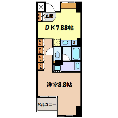 グラン・アベニュー栄 間取り図