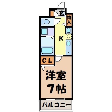 ヴェルディー橘 間取り図