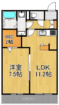 メゾン エトワール 203号室 間取り