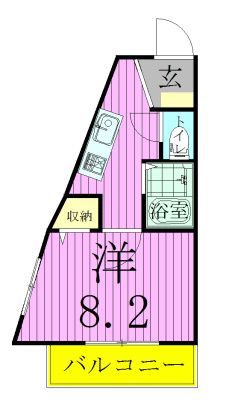 アヴニール・Ｋ　壱番館 304号室 間取り