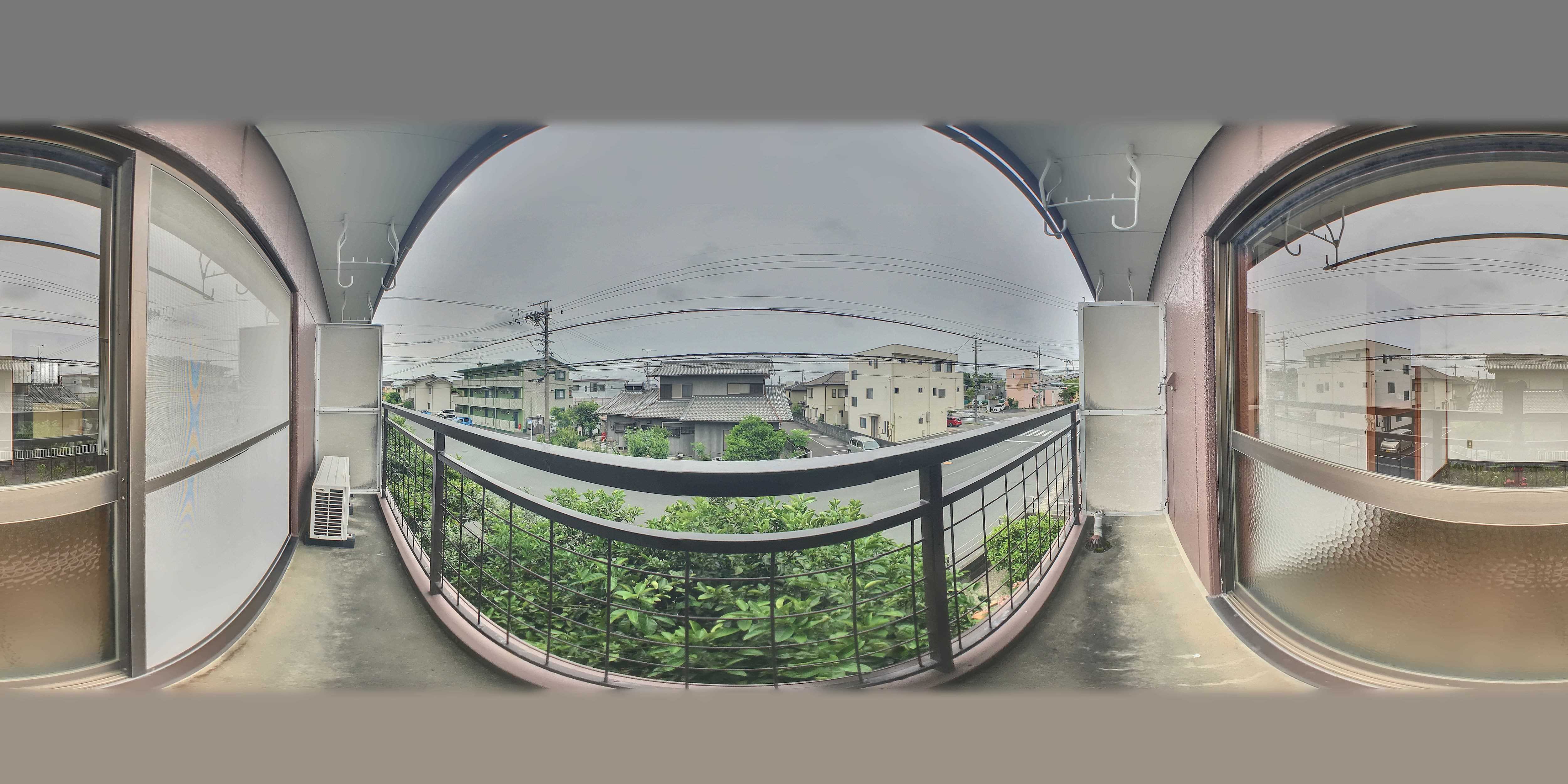 青雲荘 ベランダ