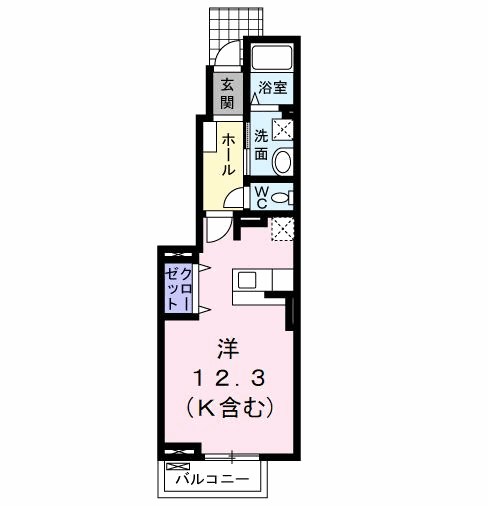 サンリット　ファミーユＩ 103号室 間取り