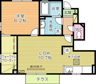 ボヌール 間取り図