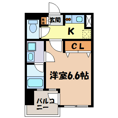 エスティメゾン東別院 間取り図