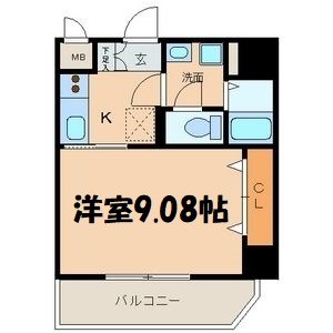 ピースプレイス牛巻 間取り図