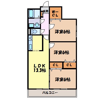 レジデンス御器所スクエア 間取り図