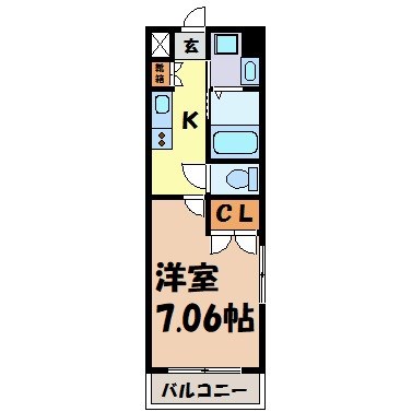 アールズタワー池下西 間取り図
