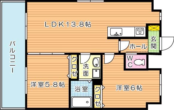 ヴァルトハヤシⅠ 間取り