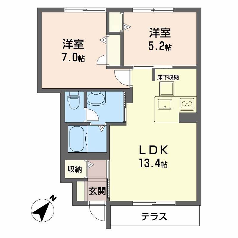 シャーメゾン泉陽　A棟 間取り