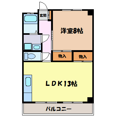 藤本コーポ 間取り図