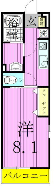 EMU　～エム～ 301号室 間取り