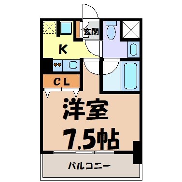 レジディア高岳 間取り図