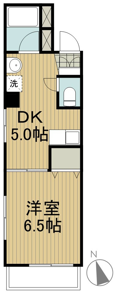 ハイツベルスプリング 304号室 間取り