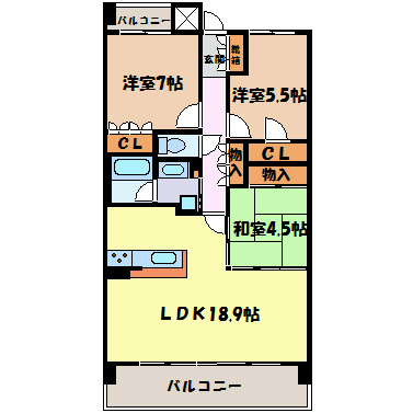 東山公園レジデンス 間取り