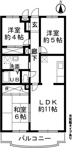 プランドール小金井 201号室 間取り