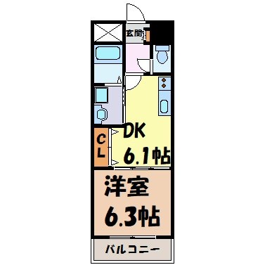 Ｍ－ｓｔａｇｅ　Ａｏｉ 間取り図