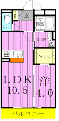エミナンス 303号室 間取り