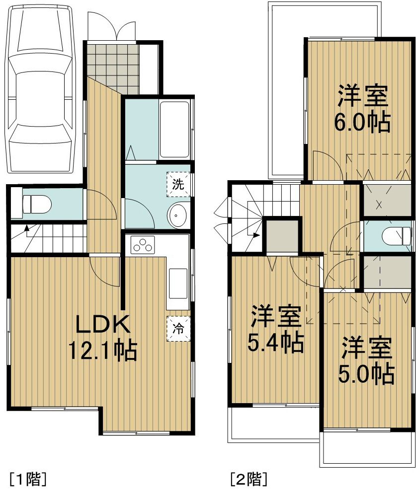 南町1丁目戸建(三成邸) 間取り